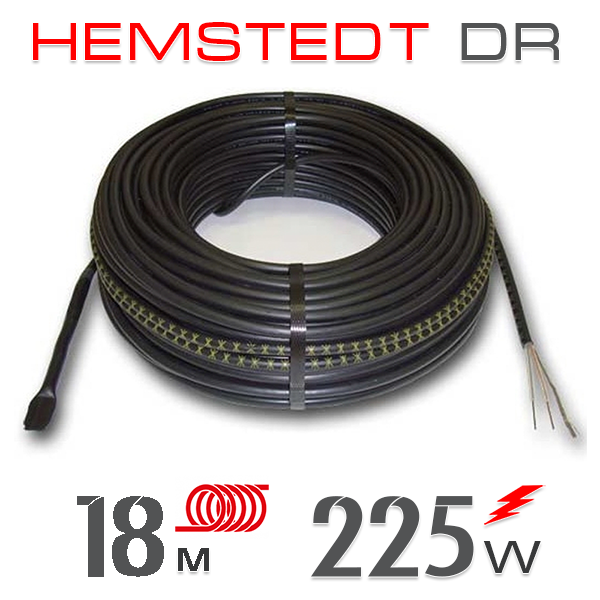 

Нагревательный кабель Hemstedt DR 12,5 Вт - 18 м