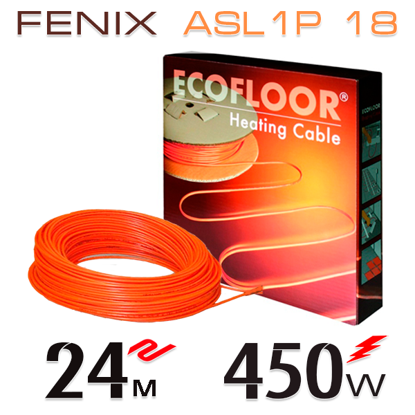 

Нагревательный кабель Fenix ASL1P 18 Вт - 24 м