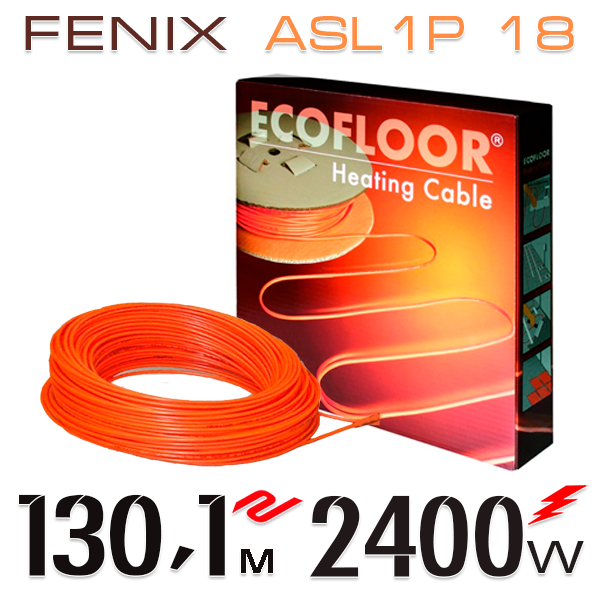 

Нагревательный кабель Fenix ASL1P 18 Вт - 130,1 м