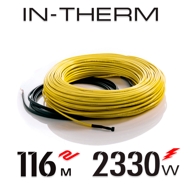 

Нагревательный кабель In-Therm 20 Вт - 116 м