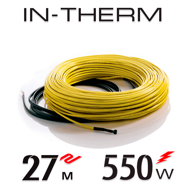 

Нагревательный кабель In-Therm 20 Вт - 27 м