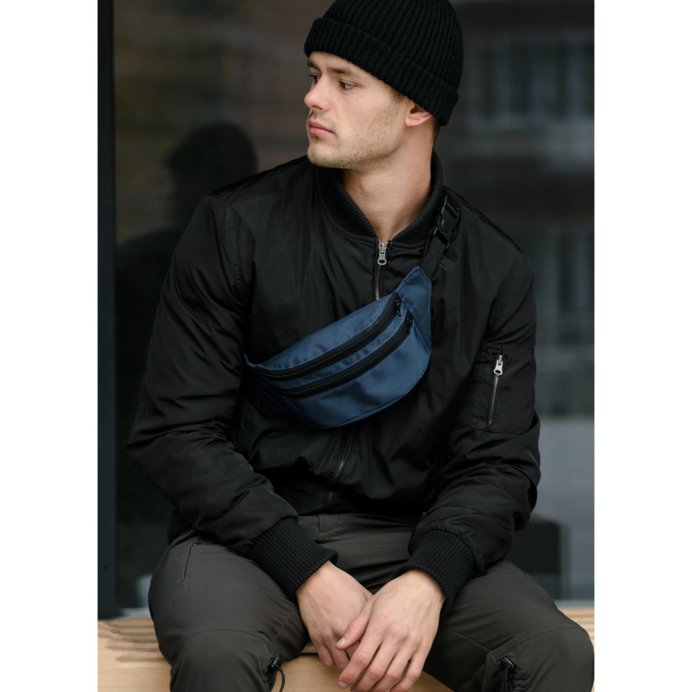 

Поясна сумка бананка Sambag Tirso Dark Blue