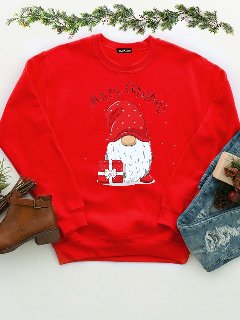 

Свитшот Love&Live Christmas present LLP01236 XXL Красный