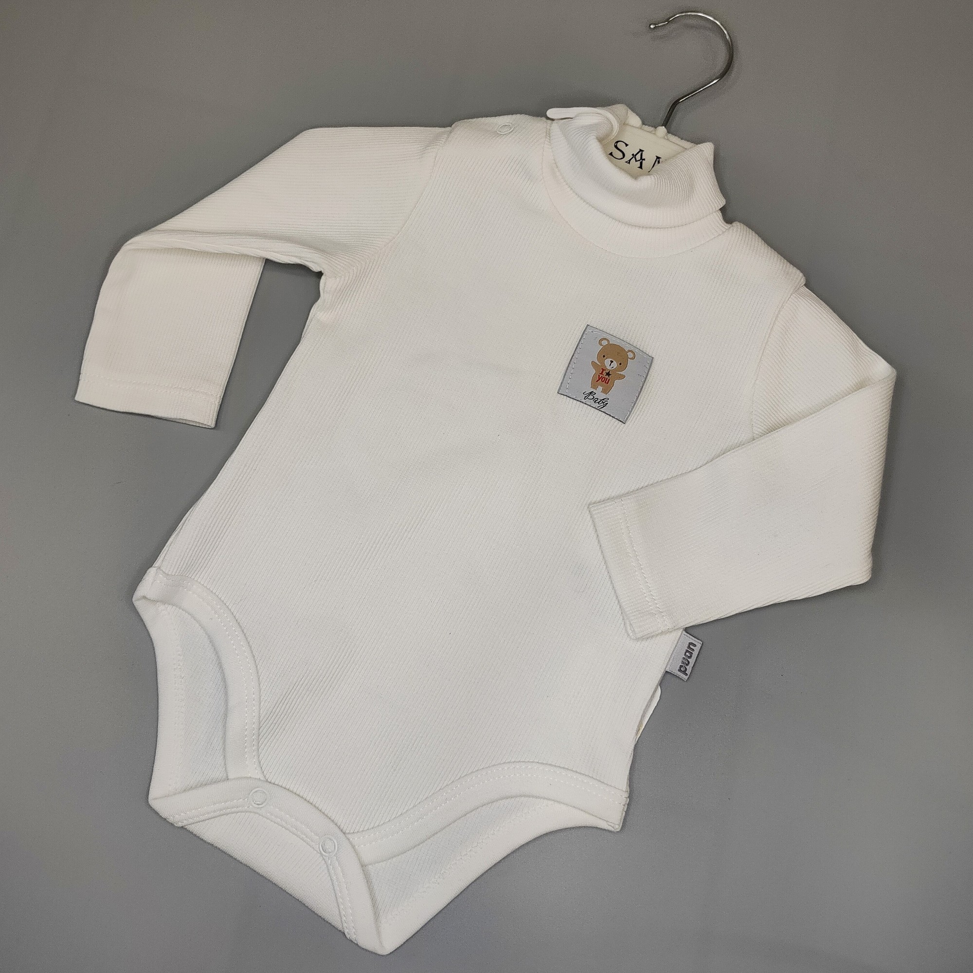 

Бодік Puan Baby 62см, 3-6 мес білий