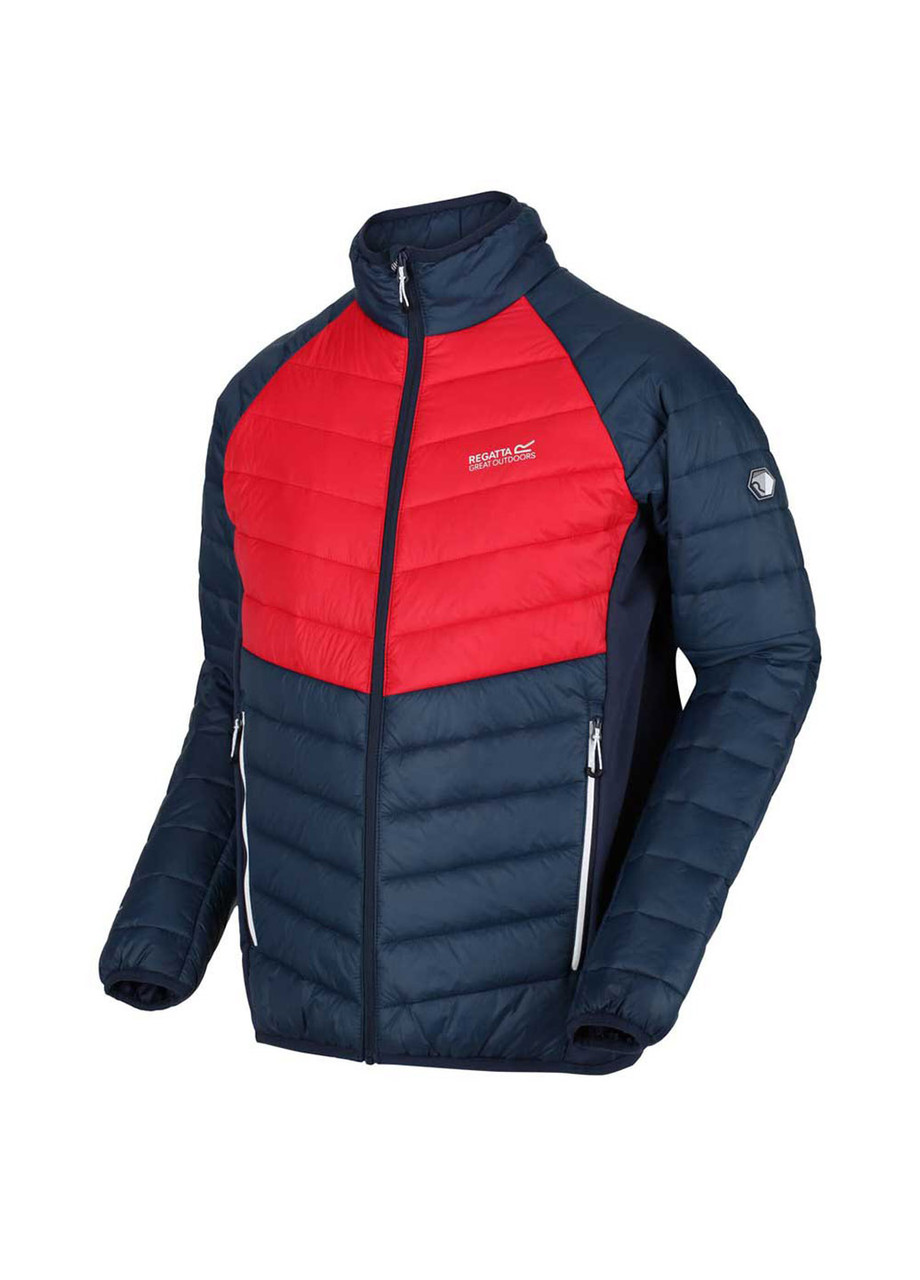 

Куртка чоловіча Regatta Halton IV Lightweight Hybrid Walking Jacket XXL Темно-синій з червоним (RMN151-XXL)