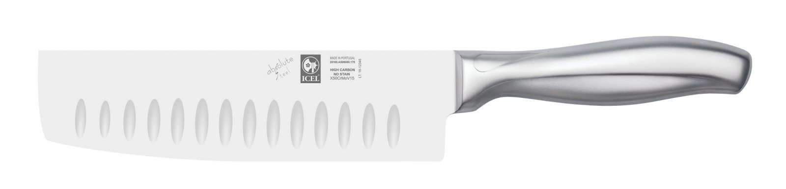 

Японский нож ICEL Absolute Steel 17 см с насечками 25100.AS86000.170