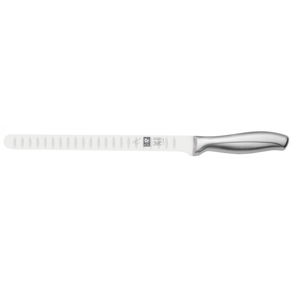 

Нарезной нож ICEL Absolute Steel 25 см для хамона лосося 25100.AS28000.250
