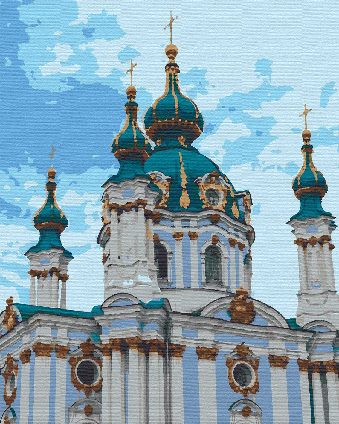 

Набір для розпису Riviera Blanca Андріївська Церква 40х50 см (RB-0270)