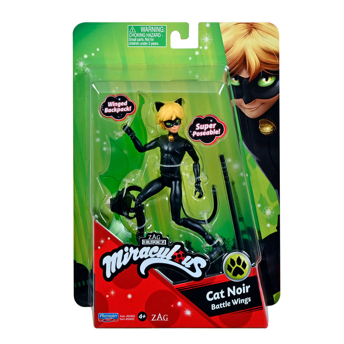 

Лялька Bandai Miraculous Леді Баг і Супер Кот S2 Супер Кот 13 см (50403)
