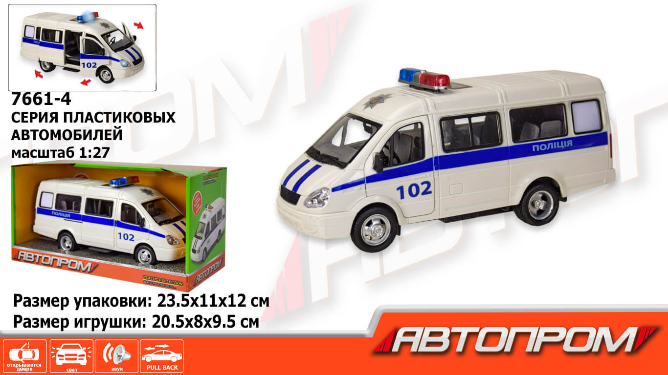 

Машинка Автопром Поліція 1:27 (7661-4)
