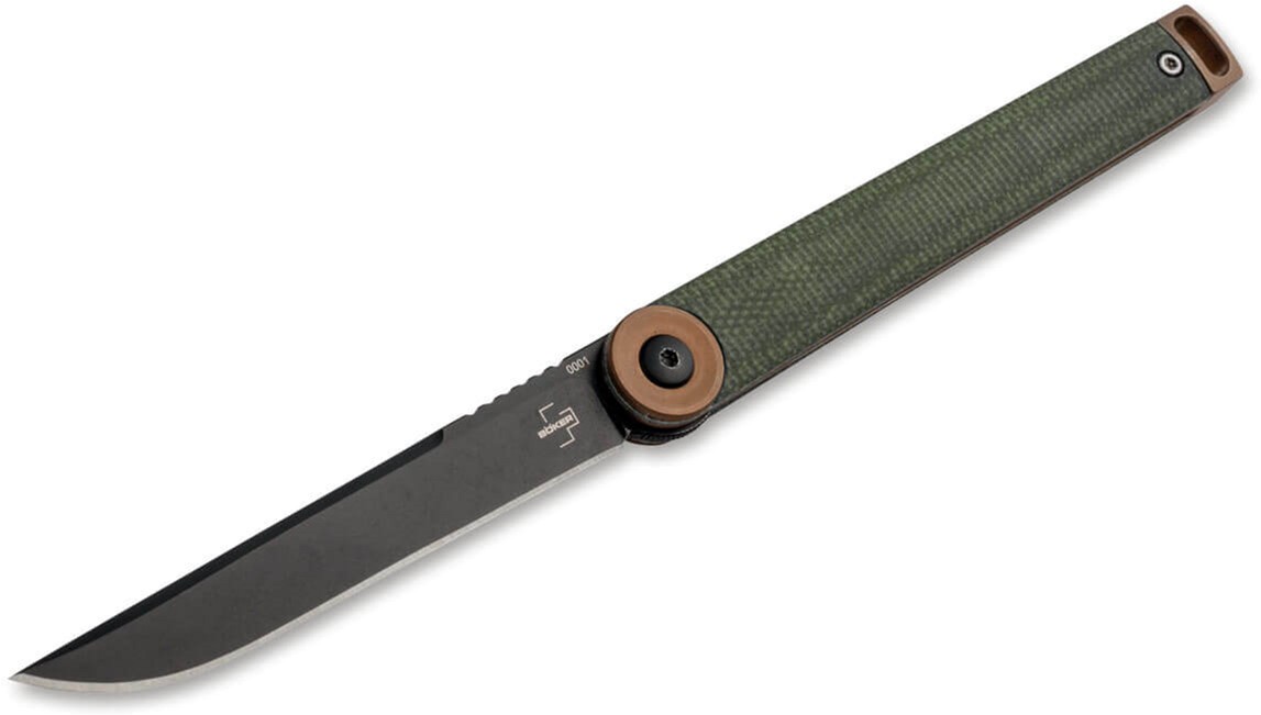 

Нож Boker Plus "Kaizen Green Canvas Micarta" (01BO391)