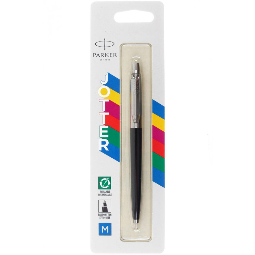 

Ручка шариковая Parker JOTTER 17 Standard Black CT BP блистер 15 636