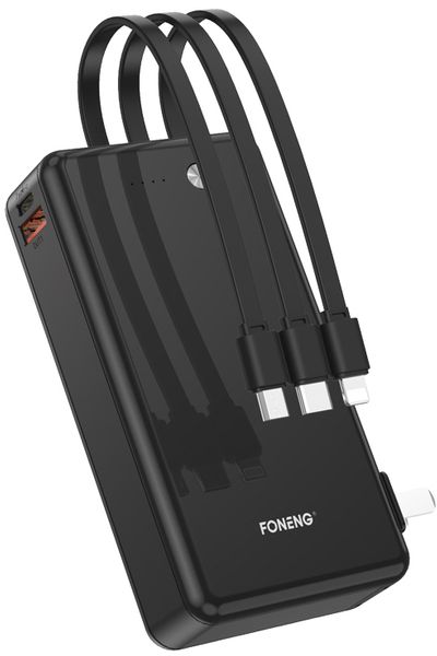 

Портативное зарядное устройство FONENG Q21 Multiple Function Power Bank (10000 mAh) - Black