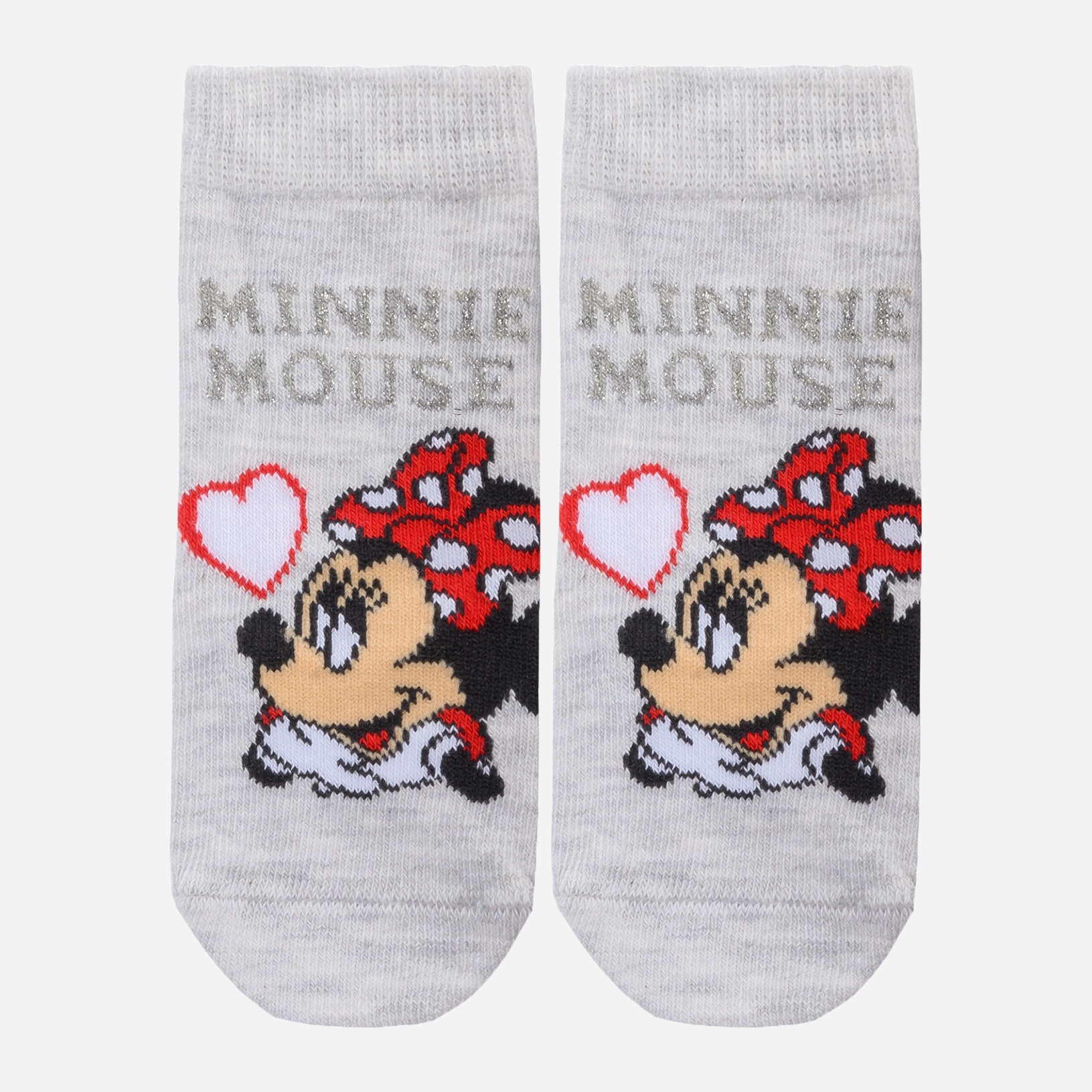 

Носки Disney Minnie Mouse MN18991-3 - см Серо-красные, Носки Disney Minnie Mouse MN18991-3 8-10 см Серо-красные