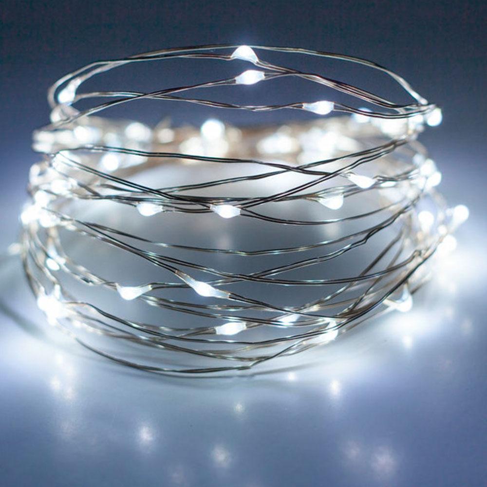 

﻿Гирлянда "Роса" на батарейках, 20 м, белый Ledlight (KAL-590)