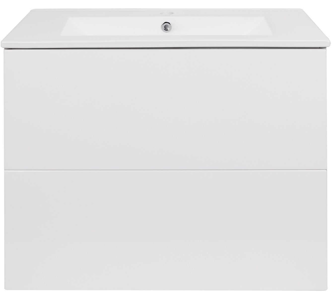 

Тумба подвесная QTAP Tern 700х580х437 Whiteс умывальником QT1772TPL7013070CW