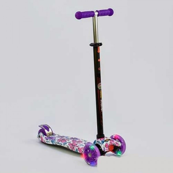 

Самокат Best Scooter А 25464 /779-1319 MAXI, 4 колеса PU, свет