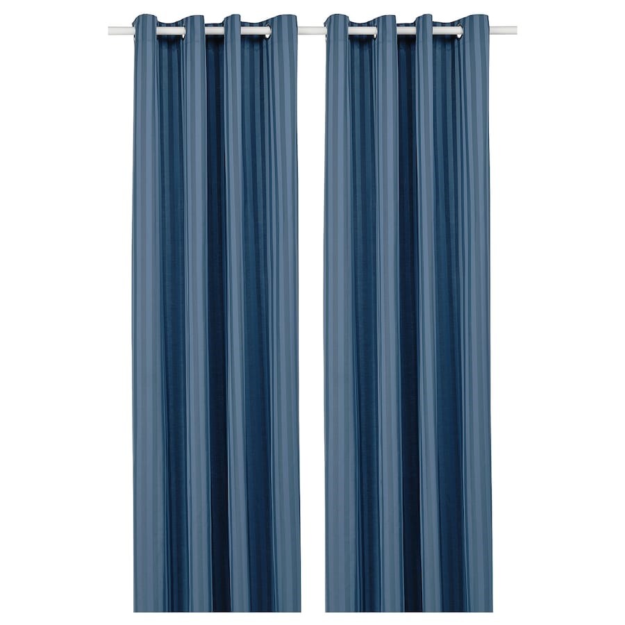 

Затемнювальна гардина IKEA MAJRID 145х300 см синя (504.698.82)