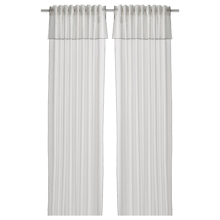 

Гардина IKEA MOALISA 145х300 см біла (004.995.13)