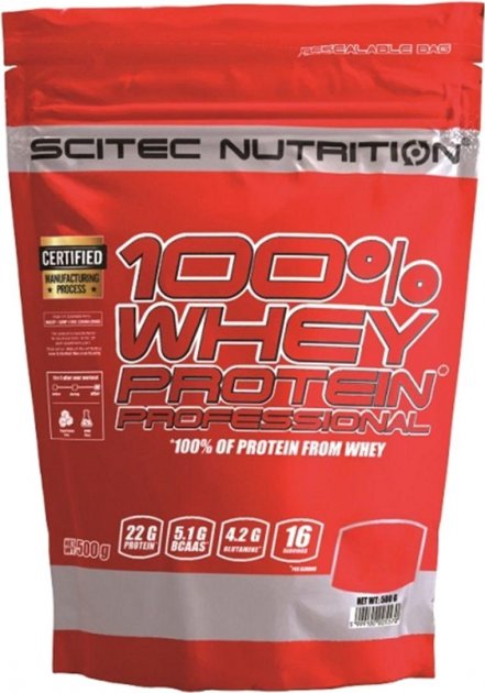 

Протеин Scitec Nutrition 100% Whey Protein Prof, 500 грамм Ваниль (298647)