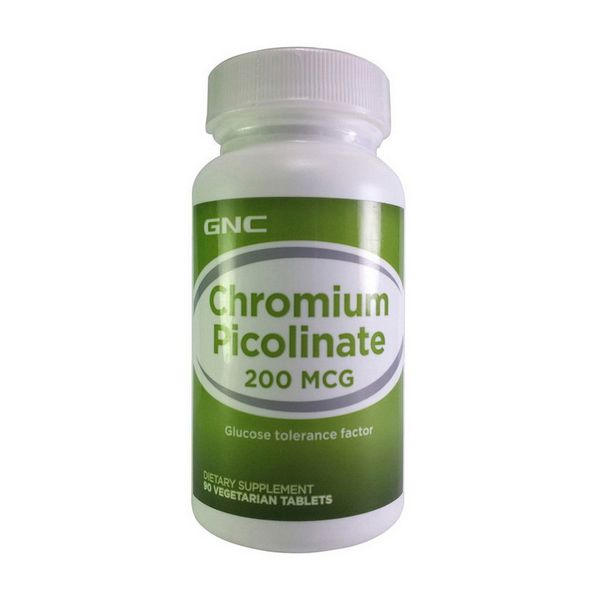 

Хром пиколинат GNC Chromium Picolinate 200 mcg, 90 таблеток (354872)