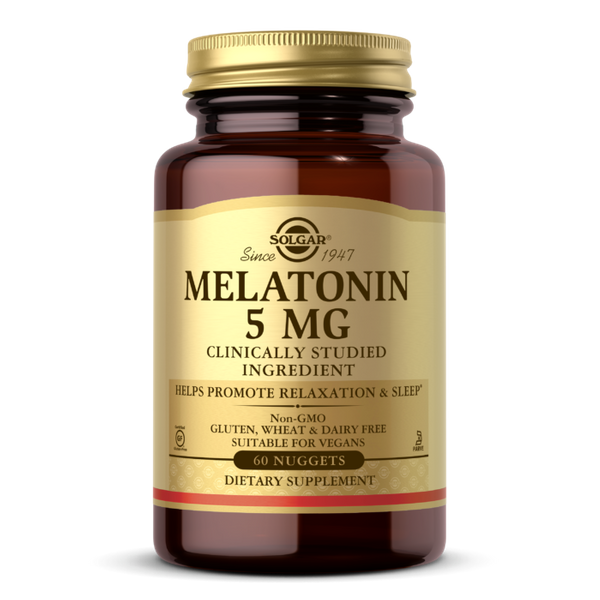 

Мелатонин, Melatonin Solgar, 5 мг, 60 таблеток (239587)