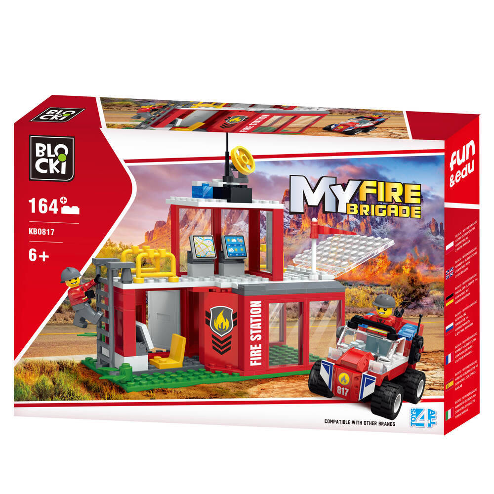 

Конструктор BLOCKI MyFireBrigade Пожарная часть 164 эл. (KB0817)