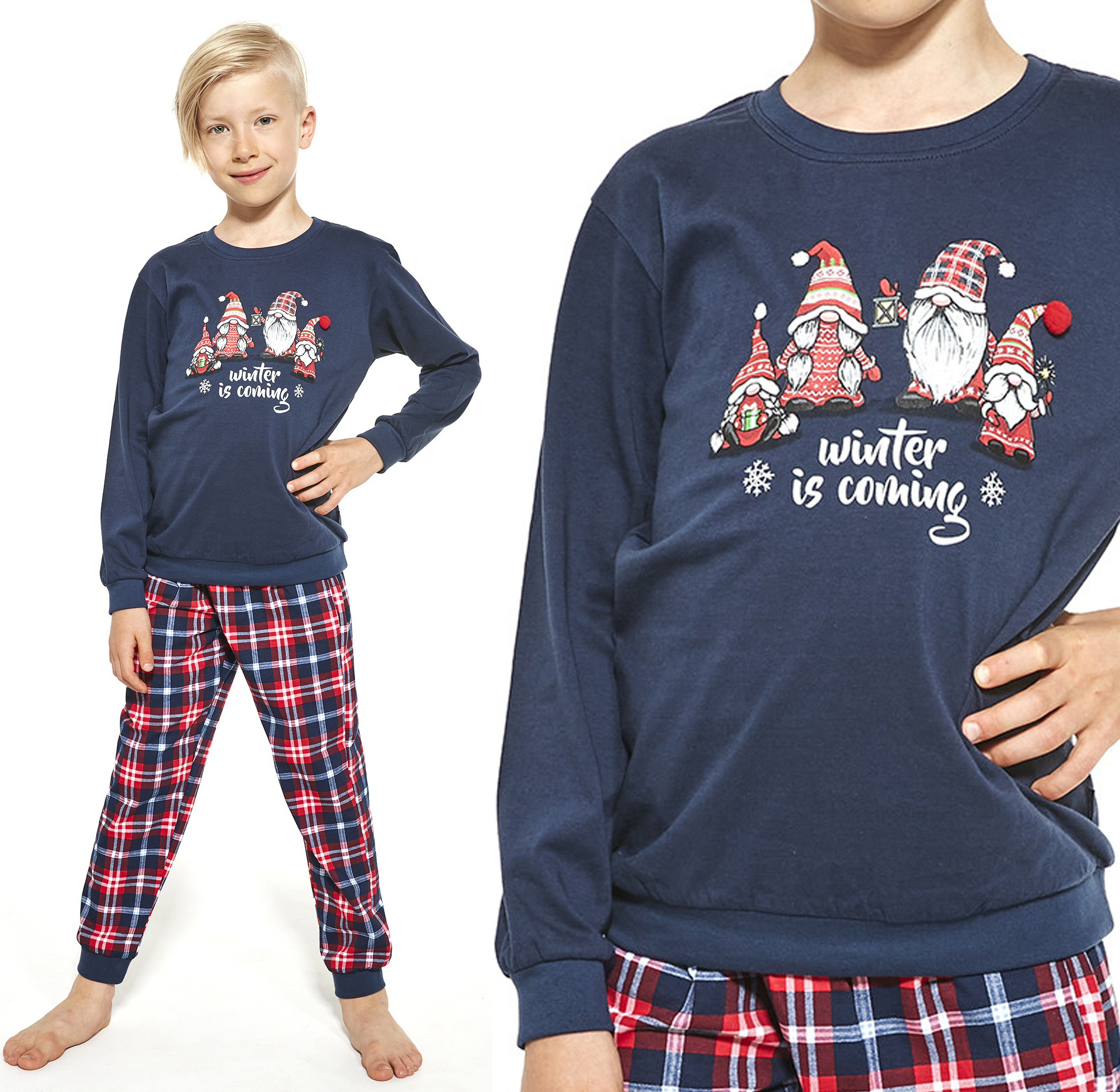 

Комплект домашний/пижама для мальчика CORNETTE 593/122 Gnomes 122/128 Синий
