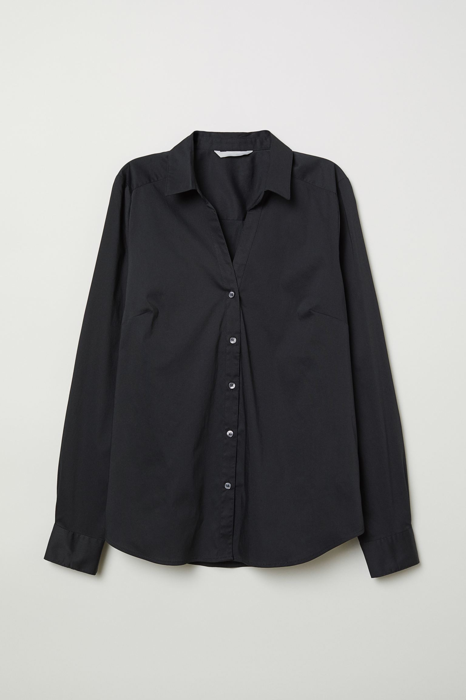 

Рубашка H&M  черный 10115079090, Рубашка H&M 34 черный 10115079090