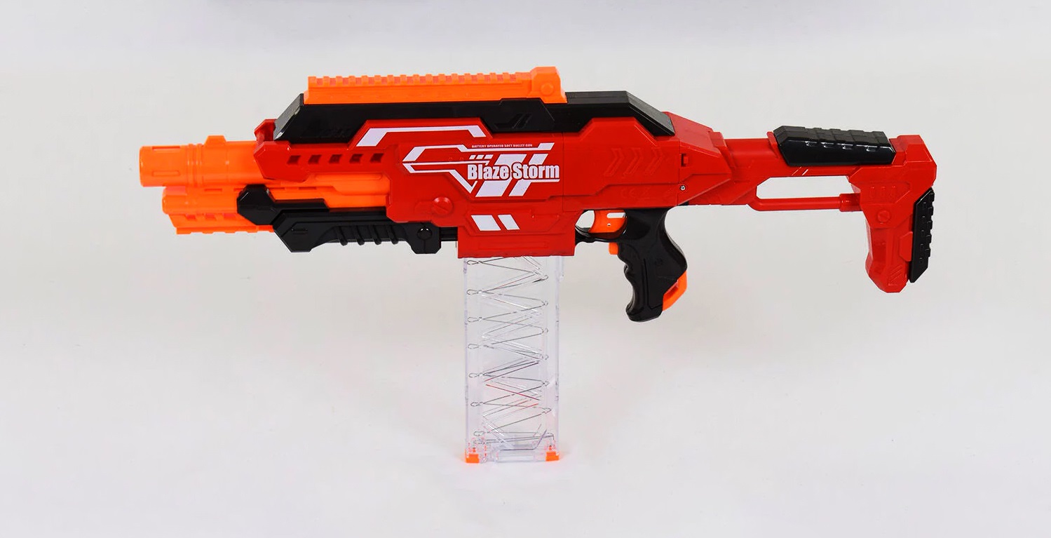 

Ружье-бластер "Blaze Storm" мягкие патроны (85171)