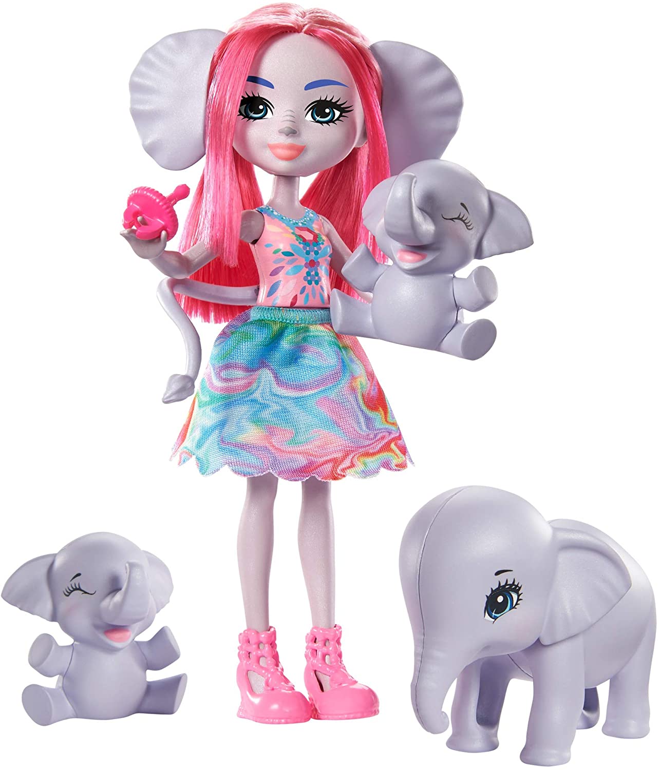 

Игровой набор с куклой Семья Слоненка Эсмеральды Enchantimals Family Toy Set, Esmeralda Elephant Doll (GTM30)