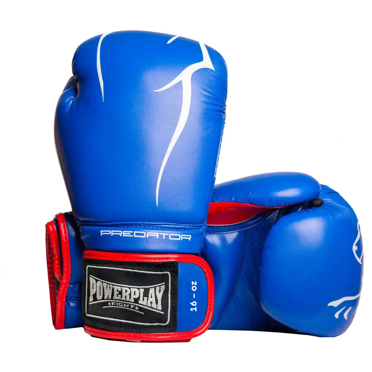 

Боксерские перчатки PowerPlay 3018 Blue 16 унций
