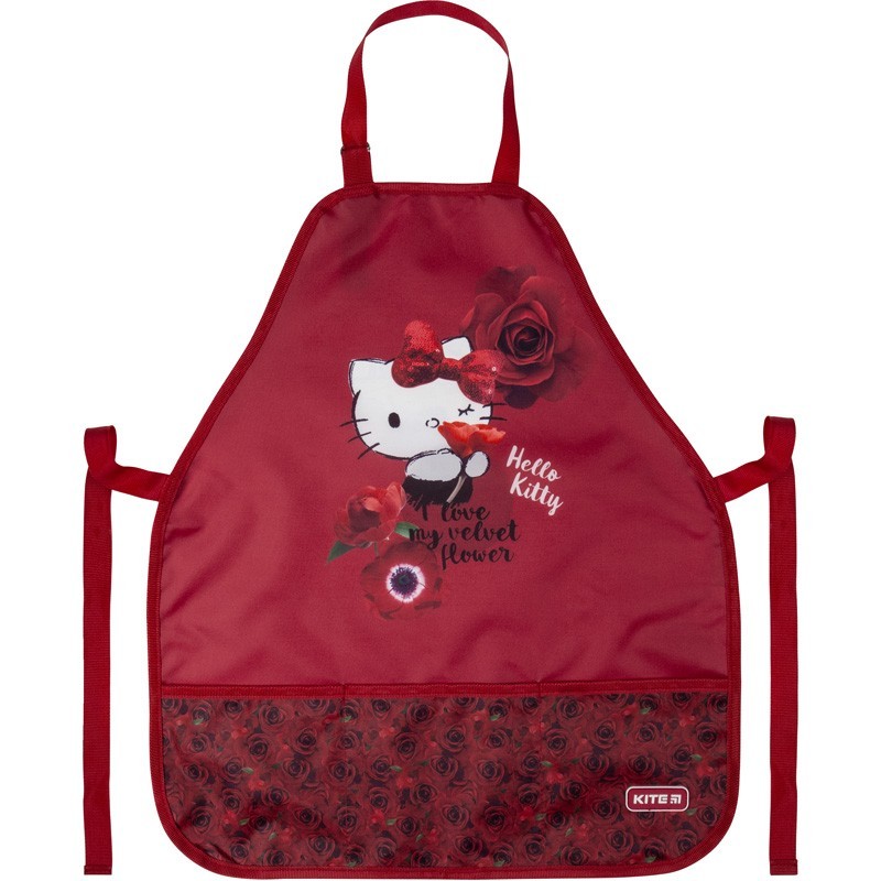 

Фартук с нарукавниками Kite Education Hello Kitty полиэстер красный (HK20-161)