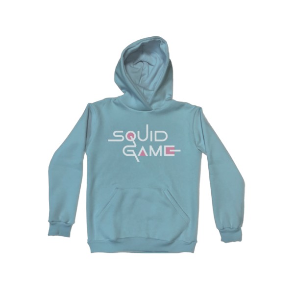 

Худи Детская для мальчиков с утеплением Игра В Кальмара (Squid Game) Размер 128 см Цвет голубой - MyTee