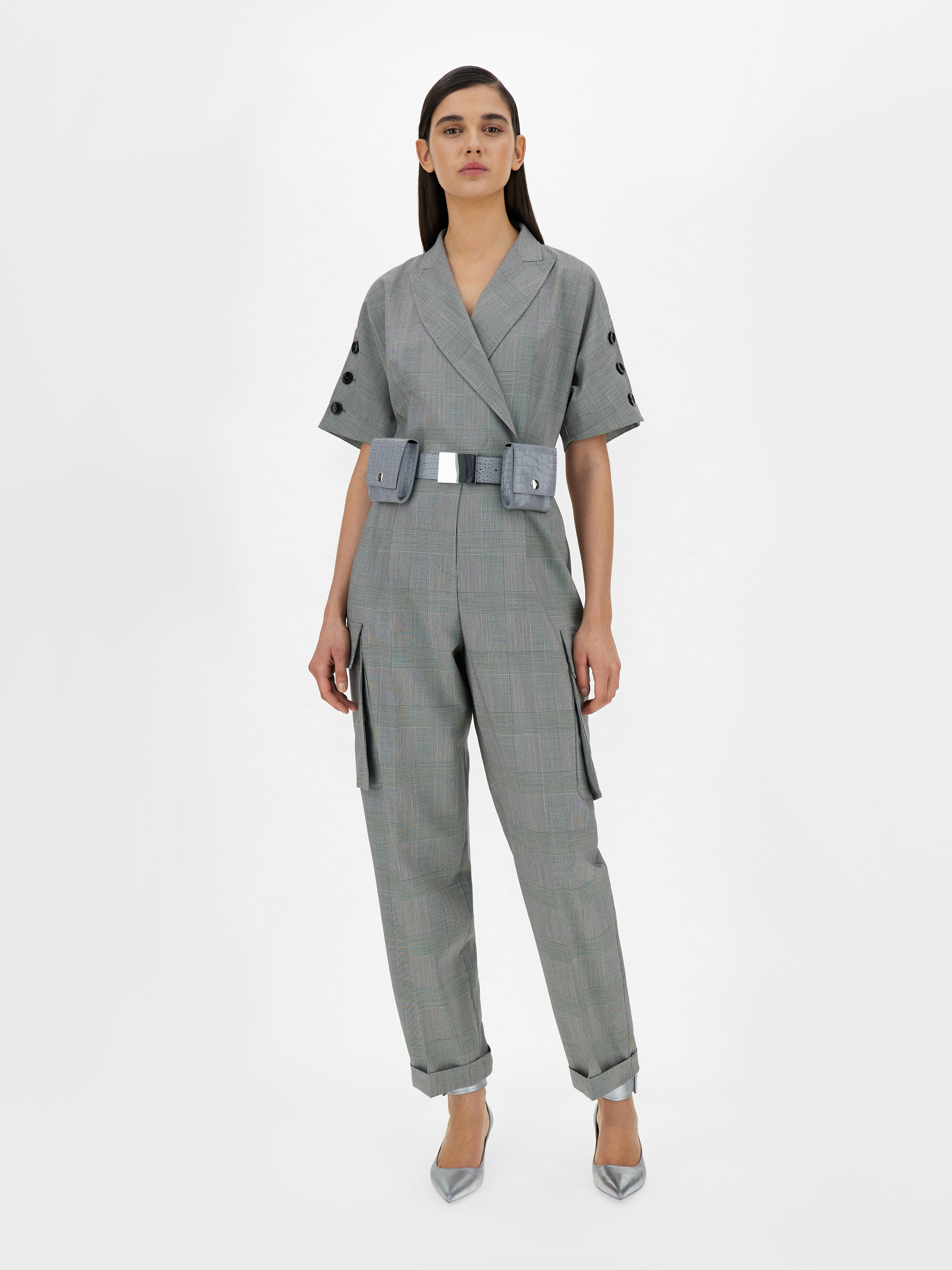 

Комбинезон MaxMara  Серый 12460119600, Комбинезон MaxMara 40 Серый 12460119600