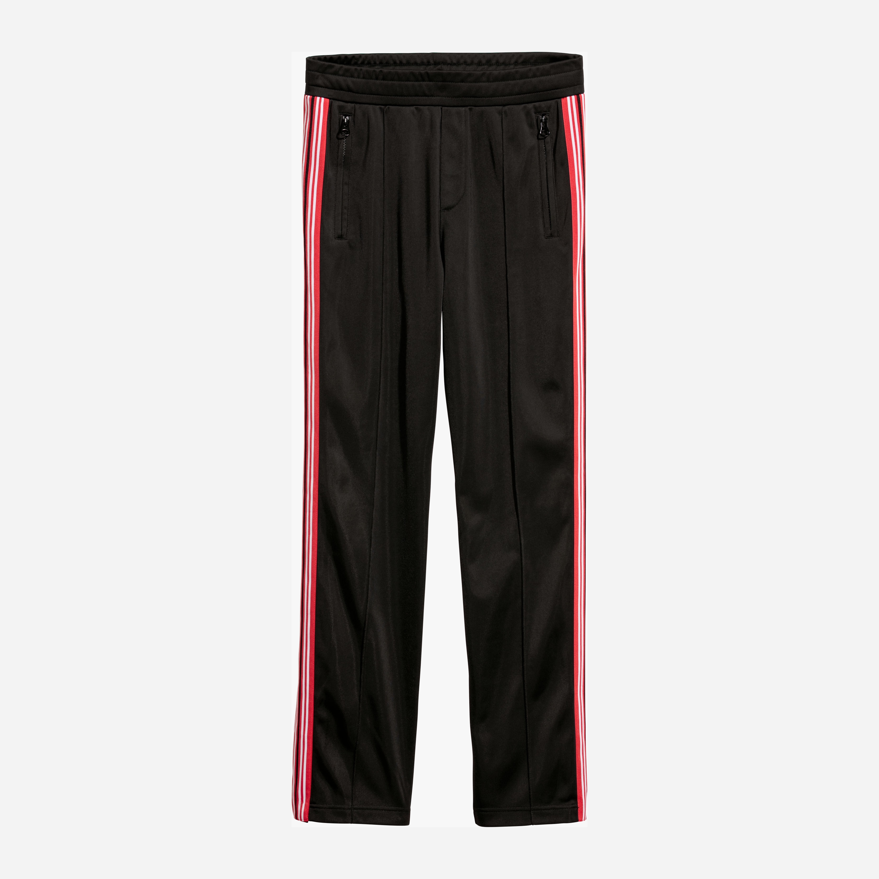 

Брюки H&M XAZ099883CBVA S Черные с красным и белым