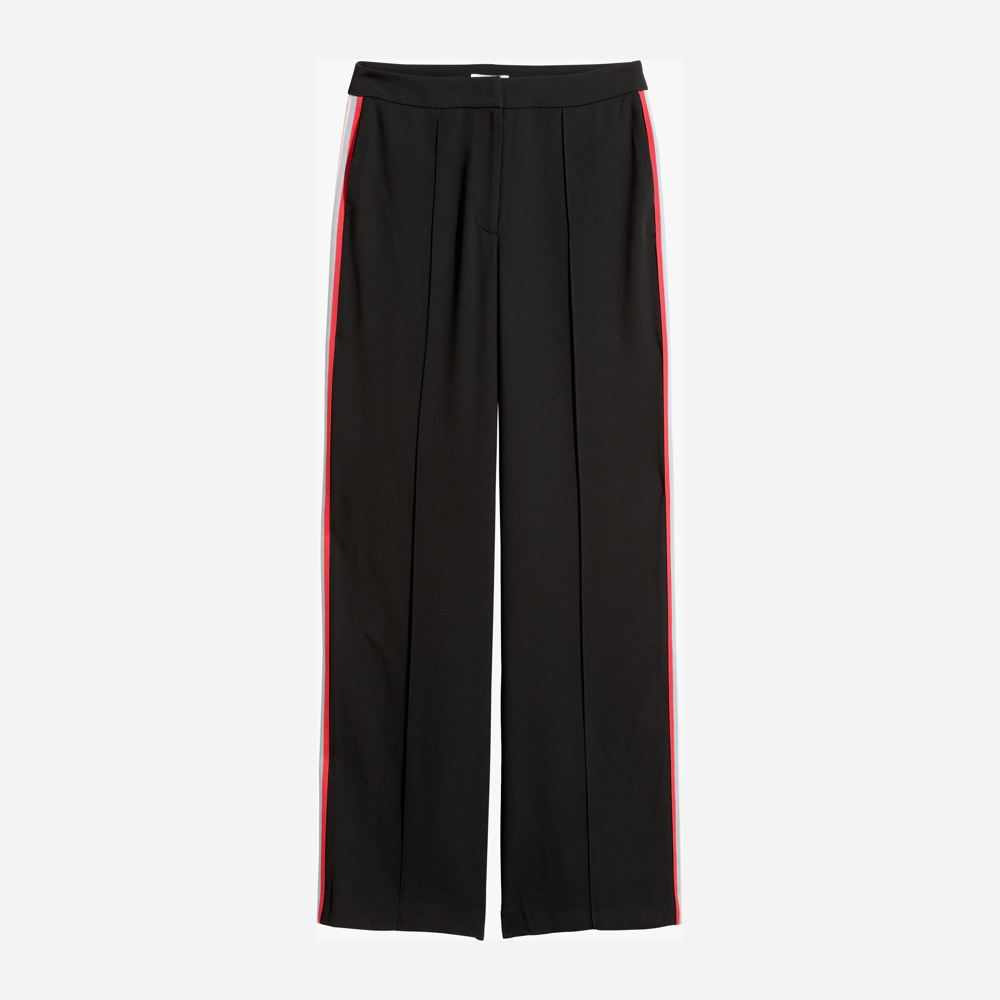 

Брюки H&M XAZ181079BEMR  Черные с красным, Брюки H&M XAZ181079BEMR 38 Черные с красным