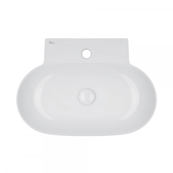 

Раковина Qtap Cardinal 565х400х130 White с донным клапаном QT0411K177W