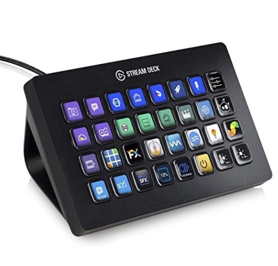 

Elgato Stream Deck XL - Advanced Stream Control with 32 customizable LCD keys