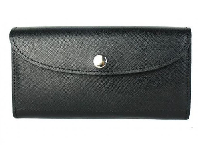 

Кошелек женский кожаный The Wings SMART WALLET черный сафьян TW-Smart-black-saf