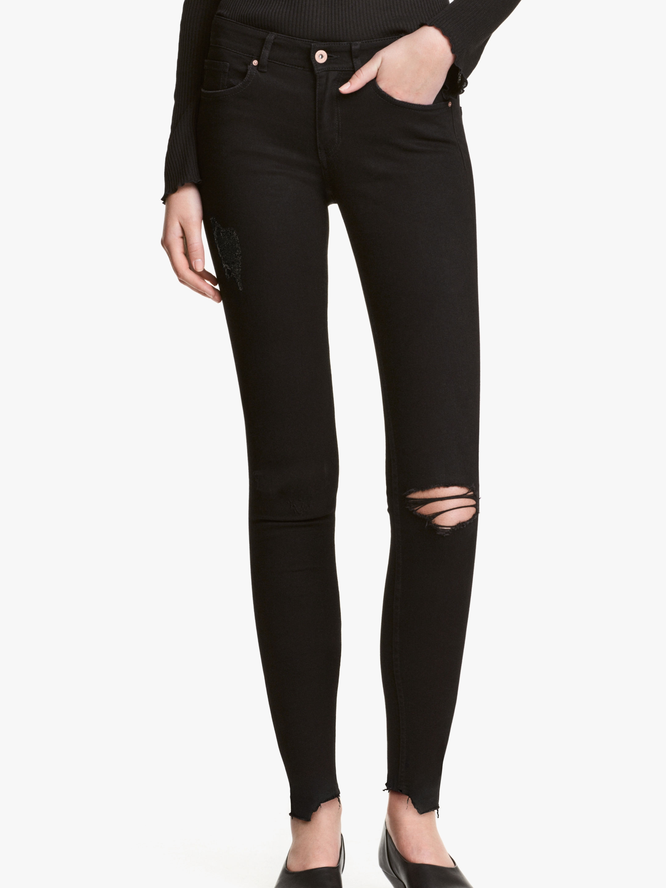 

Джинсы H&M Divided XAZ070706LOWO  Черные, Джинсы H&M Divided XAZ070706LOWO 34 Черные