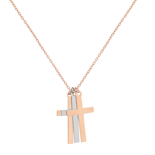 

Колье в красном и белом золоте 000047563 45 размера