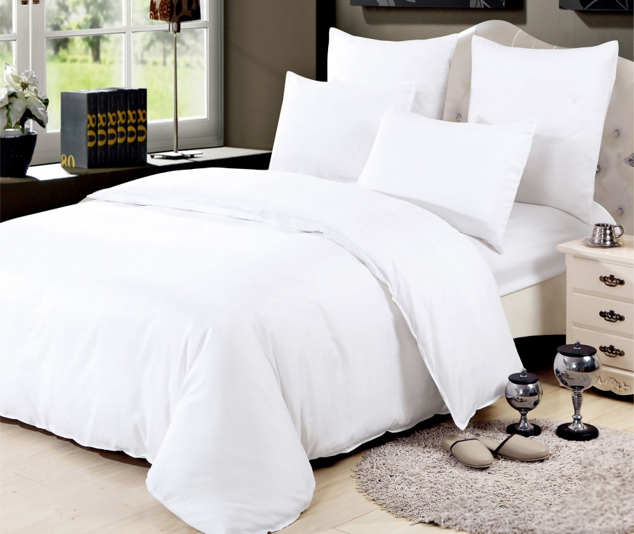 

Комплект постельного белья евро на резинке 200*220 хлопок TM KRISPOL Украина