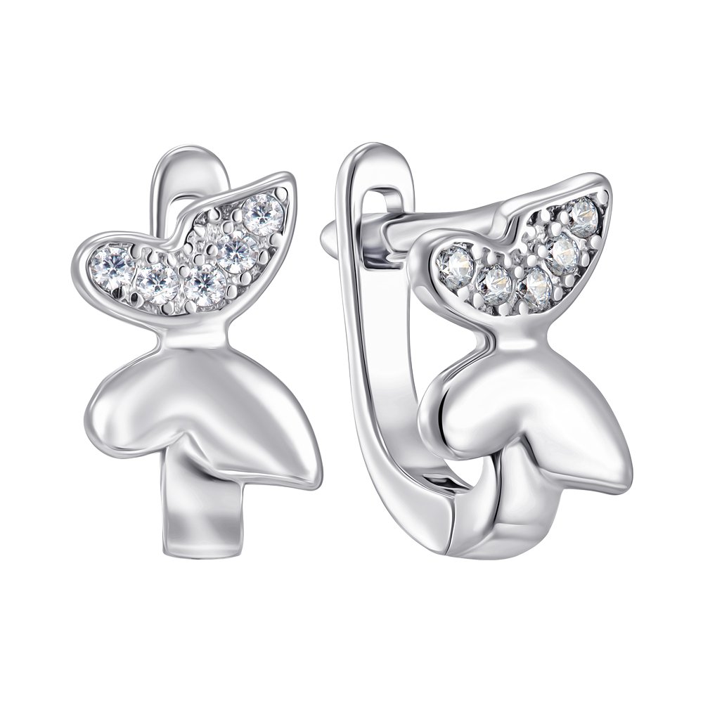 

Серьги из серебра с фианитами 000151644