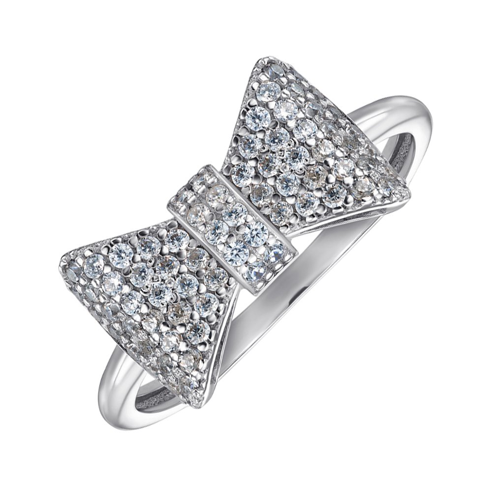 

Серебряное кольцо с фианитами 000150717 17.5 размера