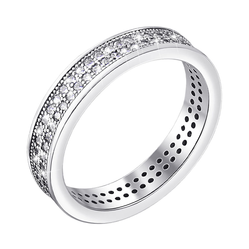 

Серебряное кольцо с цирконием 000140023 16.5 размера