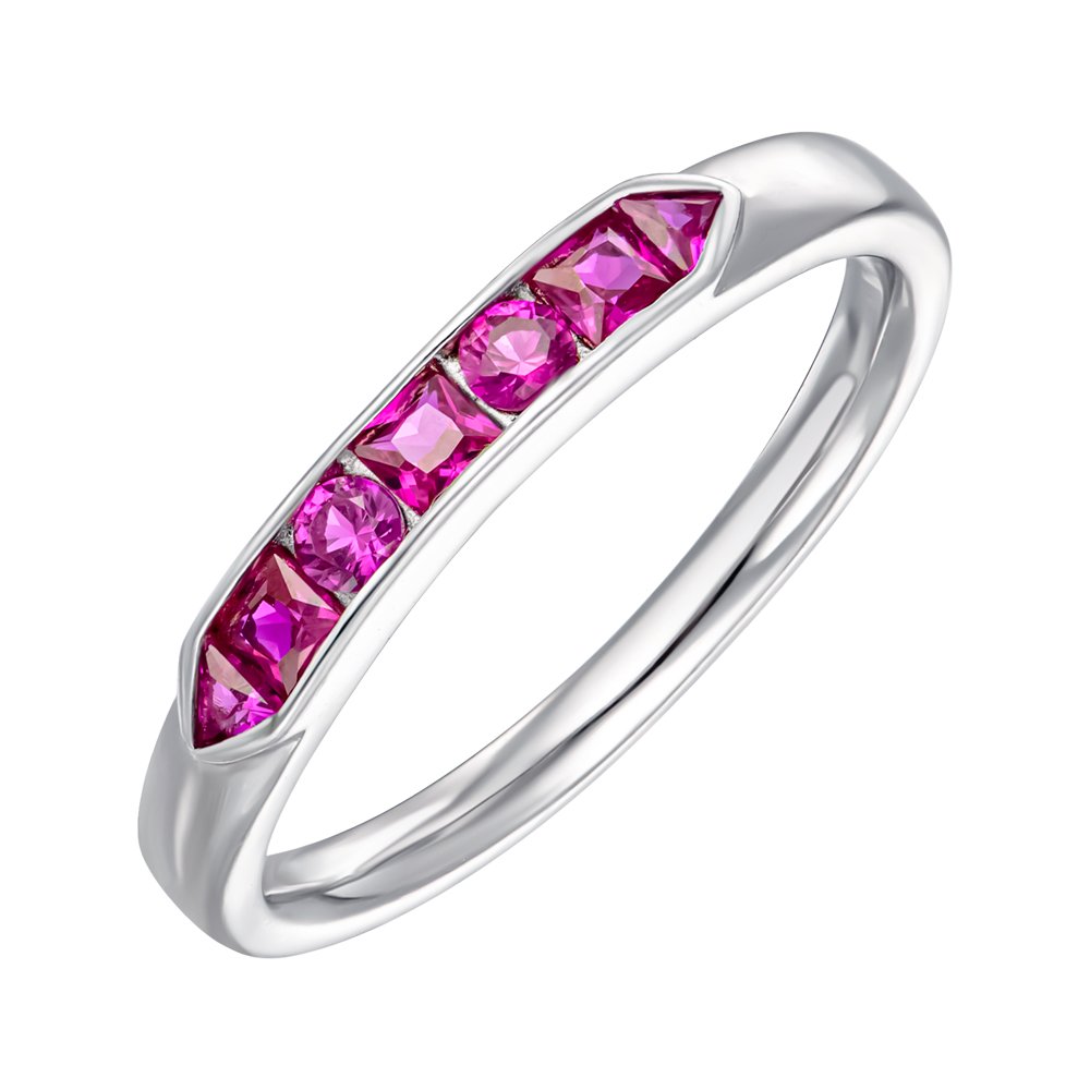 

Кольцо из серебра с фианитами 000151657 16.5 размера