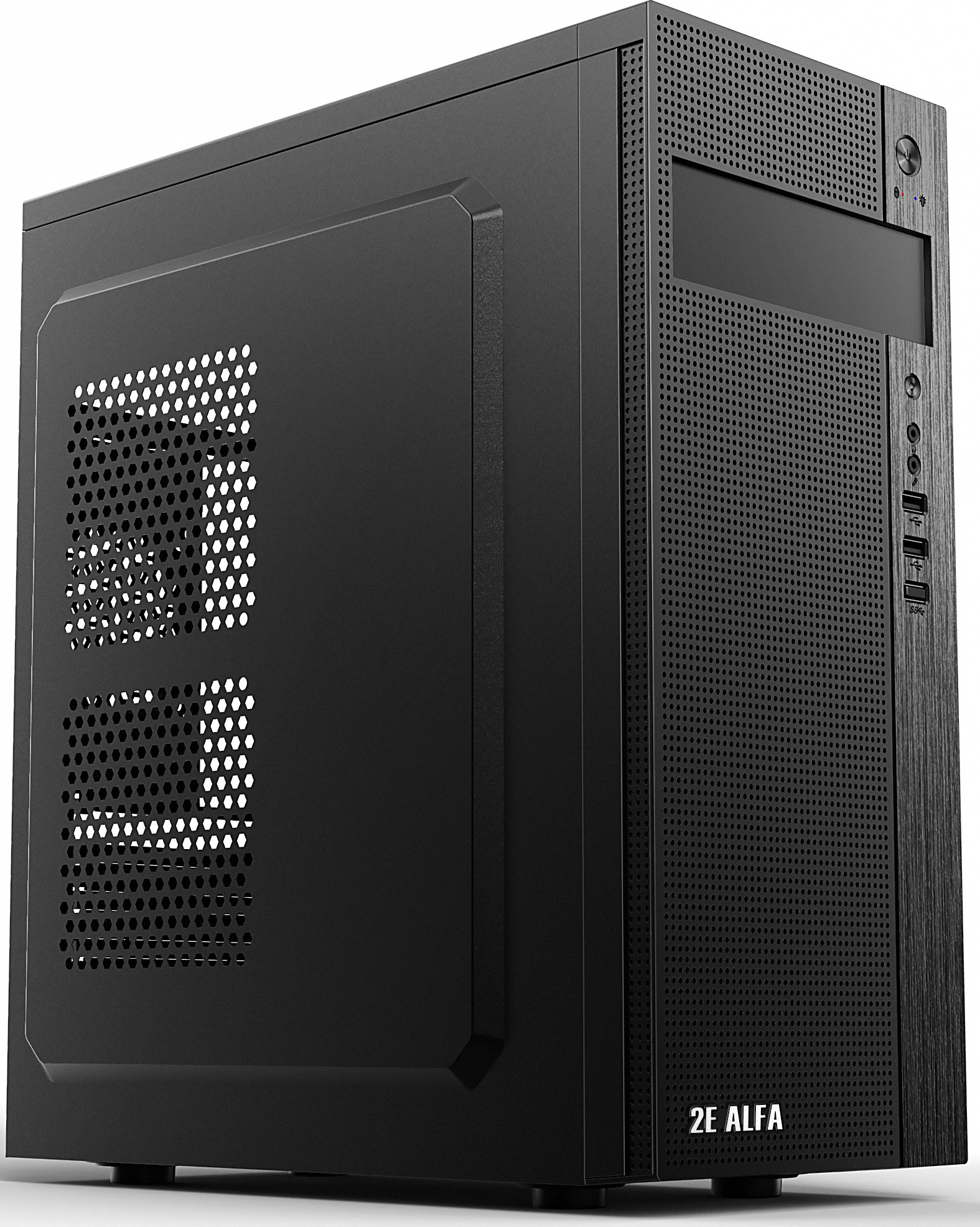 

Корпус 2E Alfa (E185-400) Black (2E-E185-400) 400W