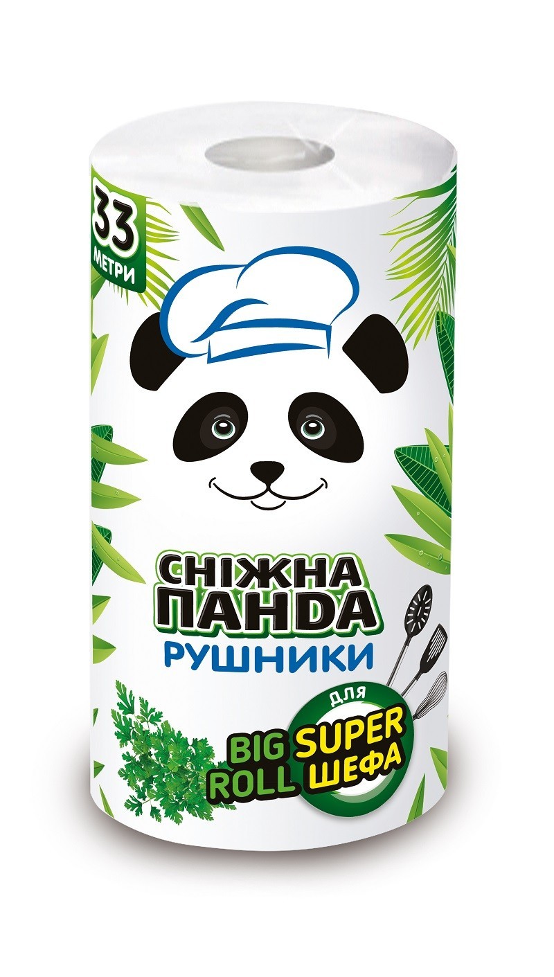 

Бумажные полотенца Снежная панда BIG ROLL 18 шт