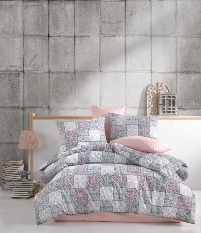 

Комплект постельного белья Zugo Home Ранфорс Ceramica Powder 200x220 (ts-02902)